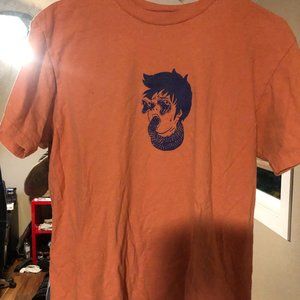 Handmade Silkscreened Shirt SIze M DIY Punk Roman Belle Los ANgeles